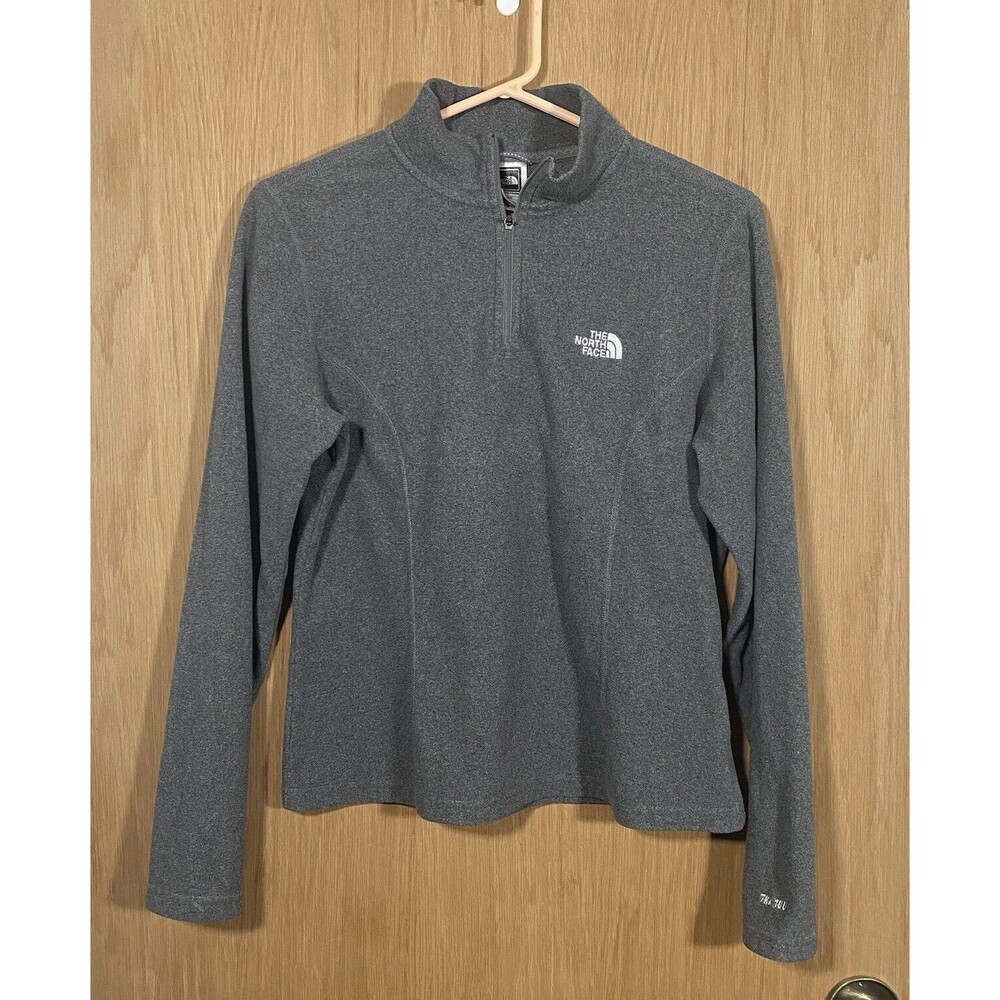 The North Face Women's Sz Sm TKA 100 Lightweight Fleece 1/4 Zip Hiking Camping